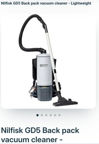 Nilfisk back hepa vaccum - hepa,